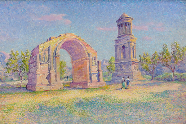 Louis Joseph Gaidan (French, 1847-1925) Saint-Remy-de-Provence, L'Arc de Triomphe Romain